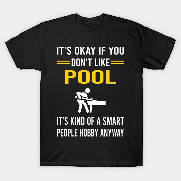 Smart People Hobby Pool T-Shirt by Bourguignon Aror